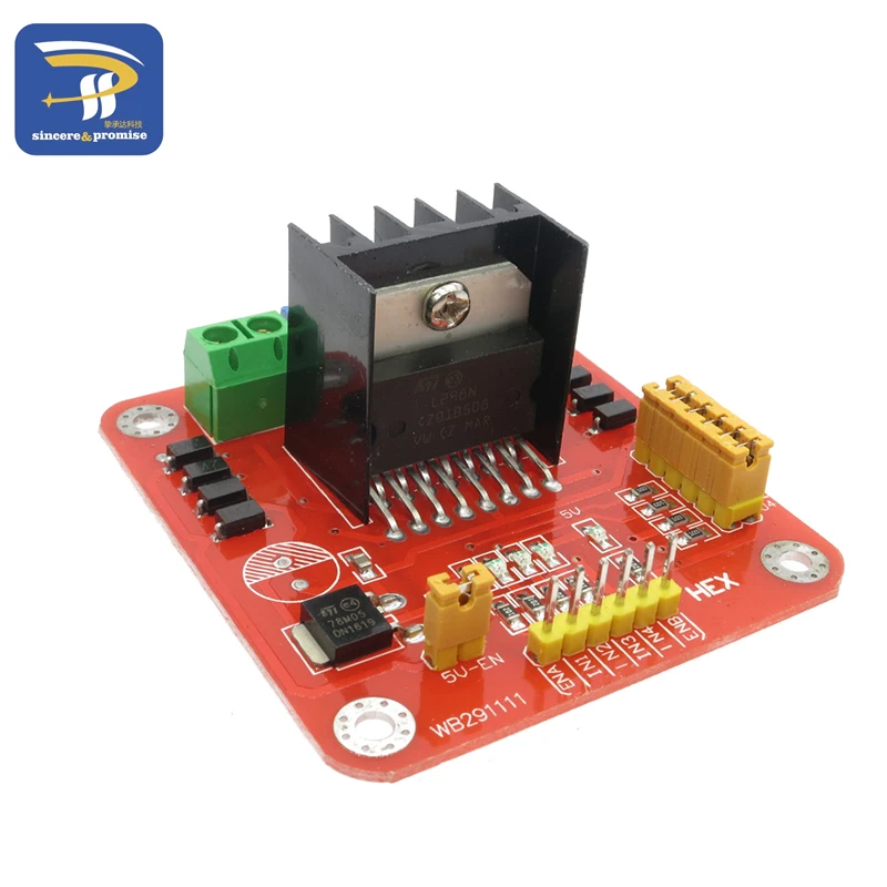 L298N Модуль двойной H Мост шаговый двигатель драйвер платы модули L298 плата контроллера для Arduino умный автомобиль DIY Kit