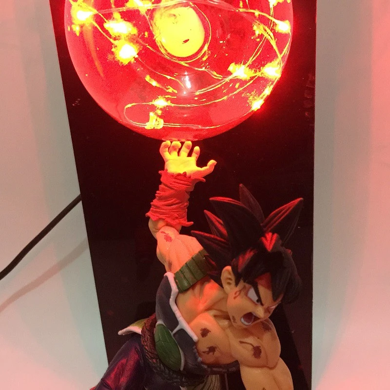 Весь набор Dragon Ball Z Burdock светодиодный ночник Kamehameha аниме Dragon Ball Z DBZ Сон Гоку лампа Lampara детская игрушка 110 В 220 В 127 в