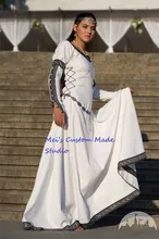 Custom Made White Medieval Period Dress “Chess Queen”/Theater Costume