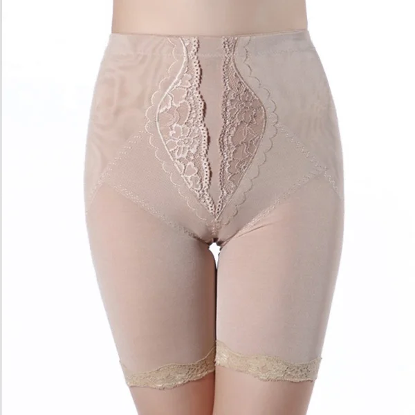  Fashion Women Slim Short Leggings Lace Underwear Waist Tummy Control Shapewear 2 Colors 