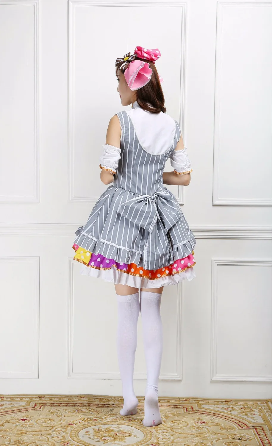 Новинка 2019 японское аниме женское платье для косплея Love live Kousaka Honoka горничной