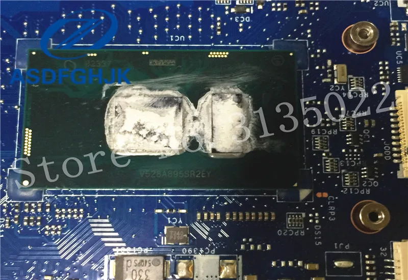 828895-601 اللوحة لابتوب HP 15-AC اللوحة ASL50 LA-C921P DDR3L SR2EY I5-6200U غير المتكاملة 100% اختبار موافق