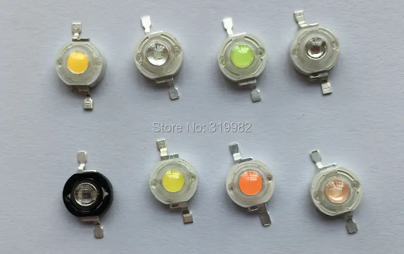with 20mm pcb 2-100pcs 3W 3Watt Red 620nm-630nm High Power led chip no pcb