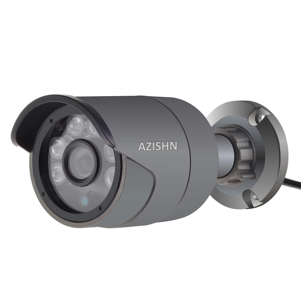 Камера видеонаблюдения AZISHN 5 МП 1/2 дюйма IP66 6 светодиодов|camera ir cut|security surveillance