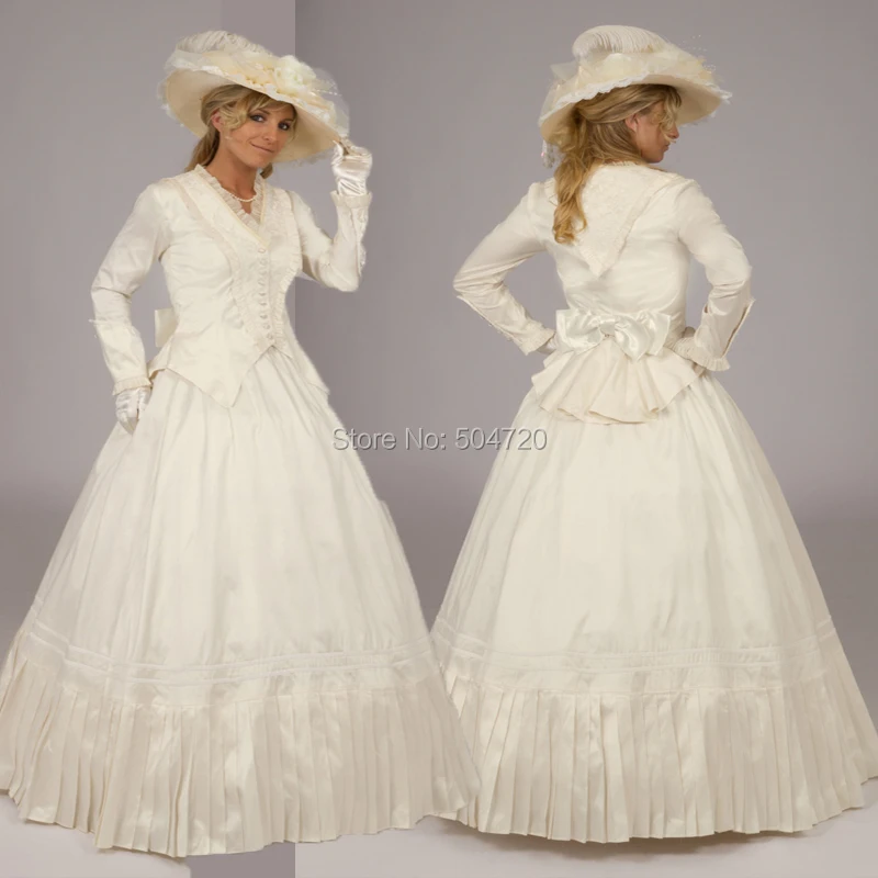 victorian white dress