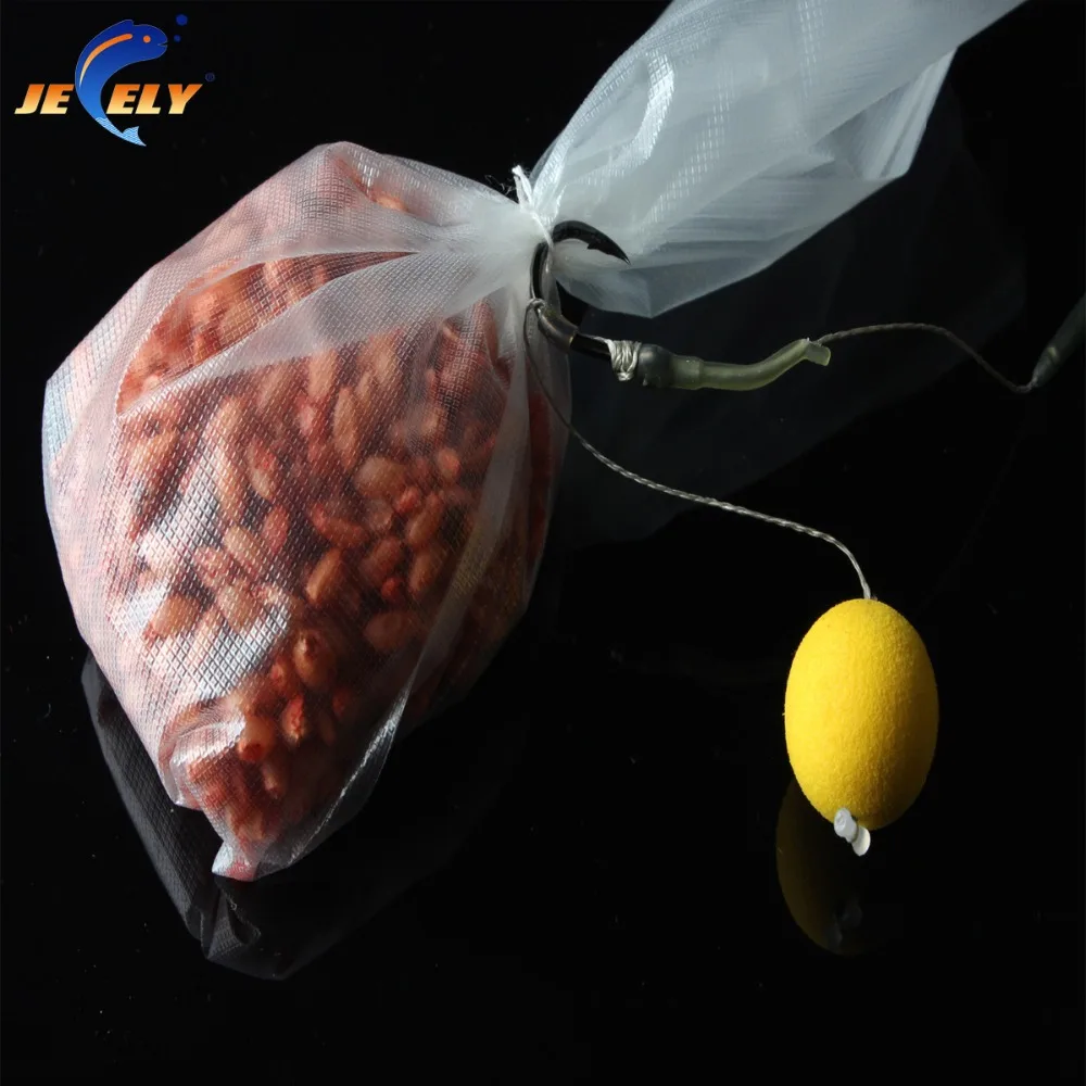 50pcs PVA dissolve bags 6 Sizes Carp fishing tackle PVA bags mesh for