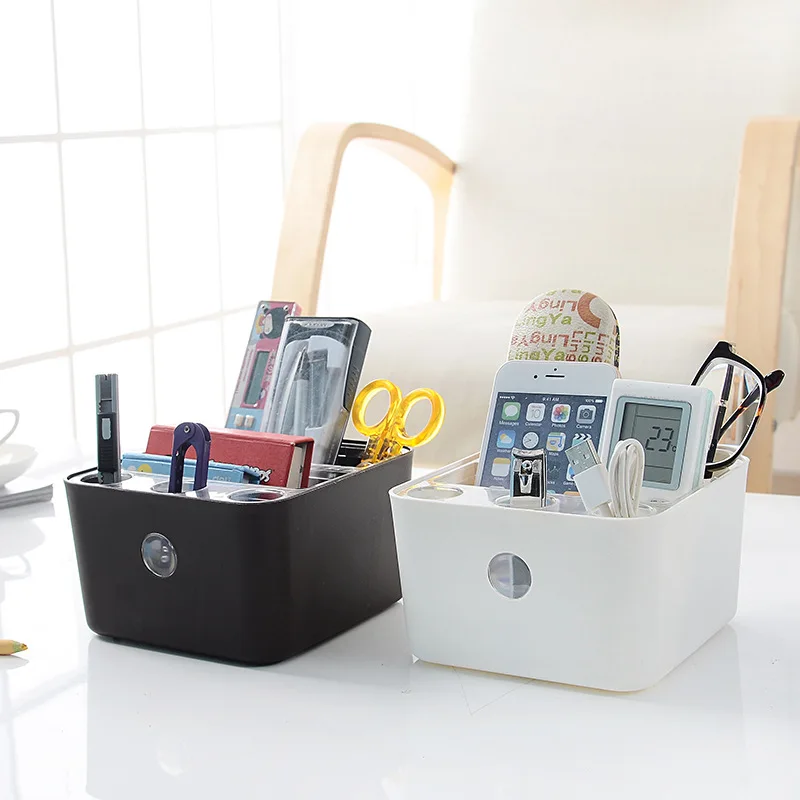 

Detachable Washable Plastic Storage Box Home Office Desktop Organizers Makeup Debris Multifunctional Storage Boxes