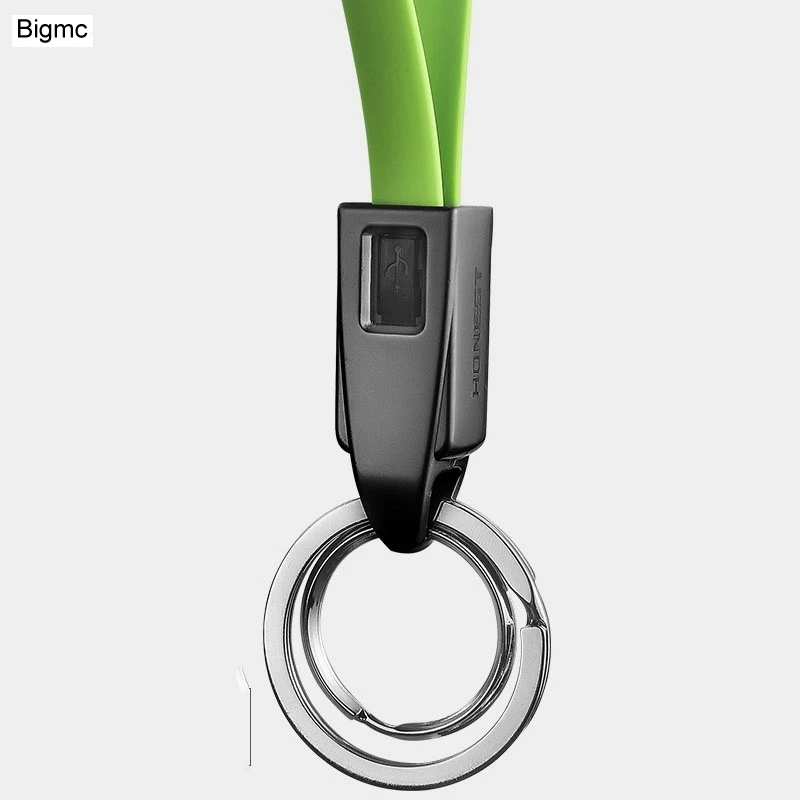 New USB data cable Key Chain Men Fashion Phone data cable Keychain
