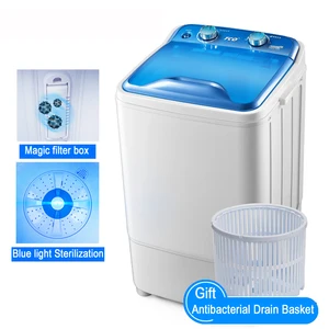 22%,3.5Kg Single Cylinder High Capacity UV Violet Bionic Hand Wash Small Semi-automatic Wave Wheel Mini Washing Machine AgateRed 22%,3.5Kg Single Cylinder High Capacity UV Violet Bionic Hand Wash Small Semi-automatic Wave Wheel Mini Washing Machine AgateRed