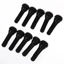 Car Veículos Plástico Preto Cap Haste Da Válvula do Pneu de Borracha Set 10 PCS