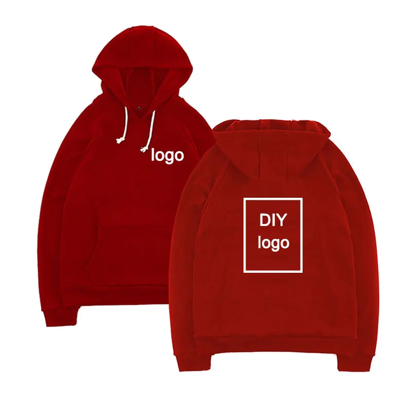 Customized logo Print Hoodies Fleece thickened Sweatshirts Comfortable cotton Unisex DIY Logo Streetwear DropShipping wholesale Customized logo Print Hoodies Fleece thickened Sweatshirts Comfortable cotton Unisex DIY Logo Streetwear DropShipping wholesale
