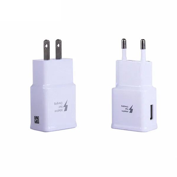 

10pca/lot Original oem 5V 2A US/EU Plug Adaptive Fast Charging Travel adapter Wall Fast Charger for samsung galaxy s8 s7 s6 s9