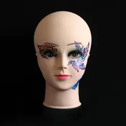 Высококачественная модель головы силиконовый манекен с плоской головкой тренировка макияж массаж обучающая модель Наращивание ресниц