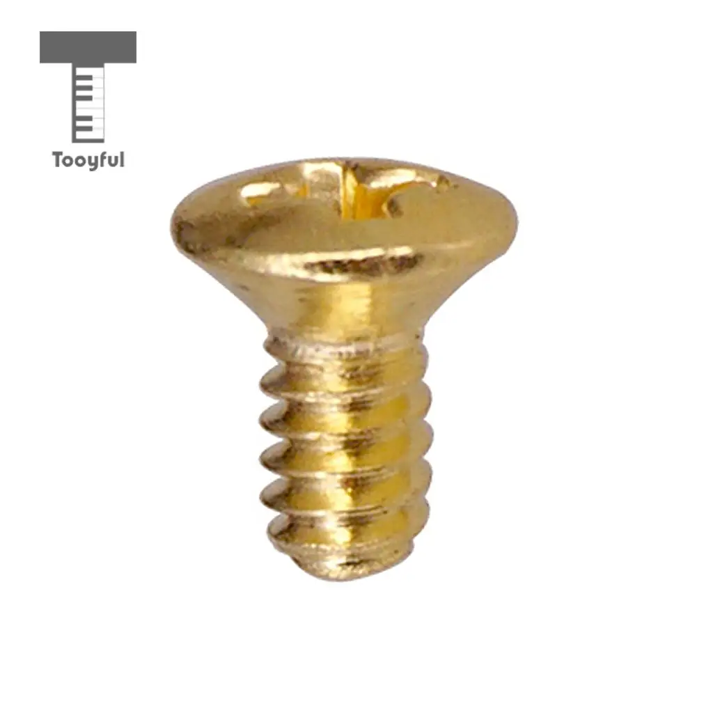 Tooyful 10PCS 5 Way 3 Way Guitar Switch Fixed Screws Nuts Guitar Replacement Black