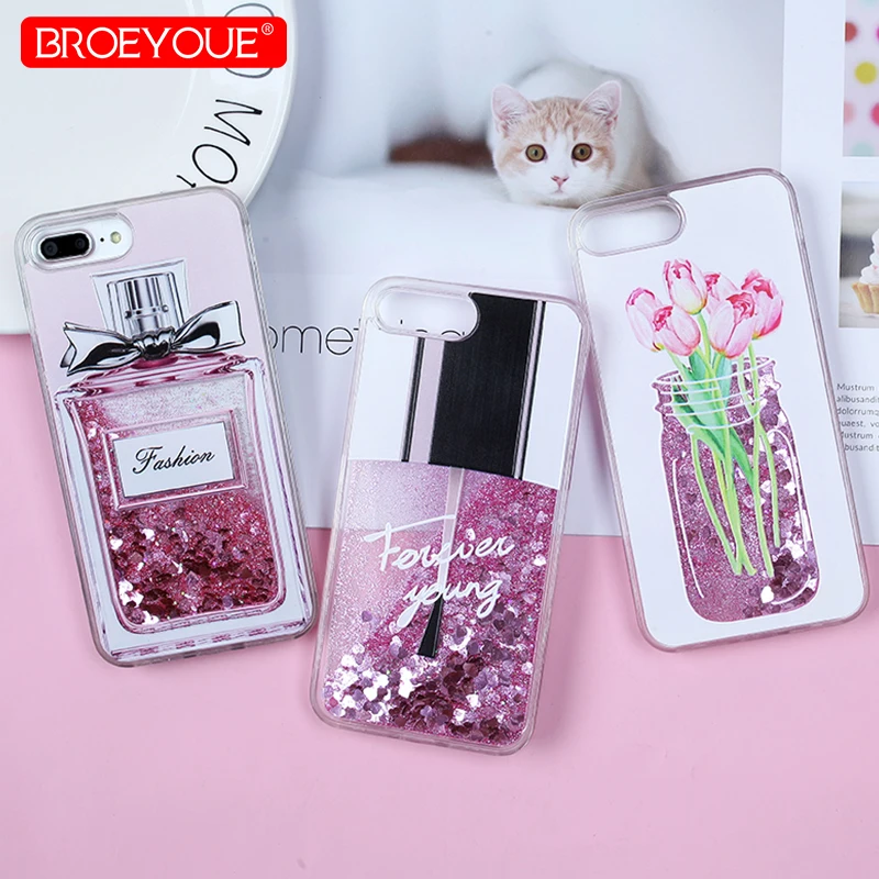 

Glitter Liquid Phone Case For iPhone 7 Plus For iPhone 8 Plus Case Bling Quicksand Unicorn For iPhone X 5 5S 6 6S SE XR XS Cases