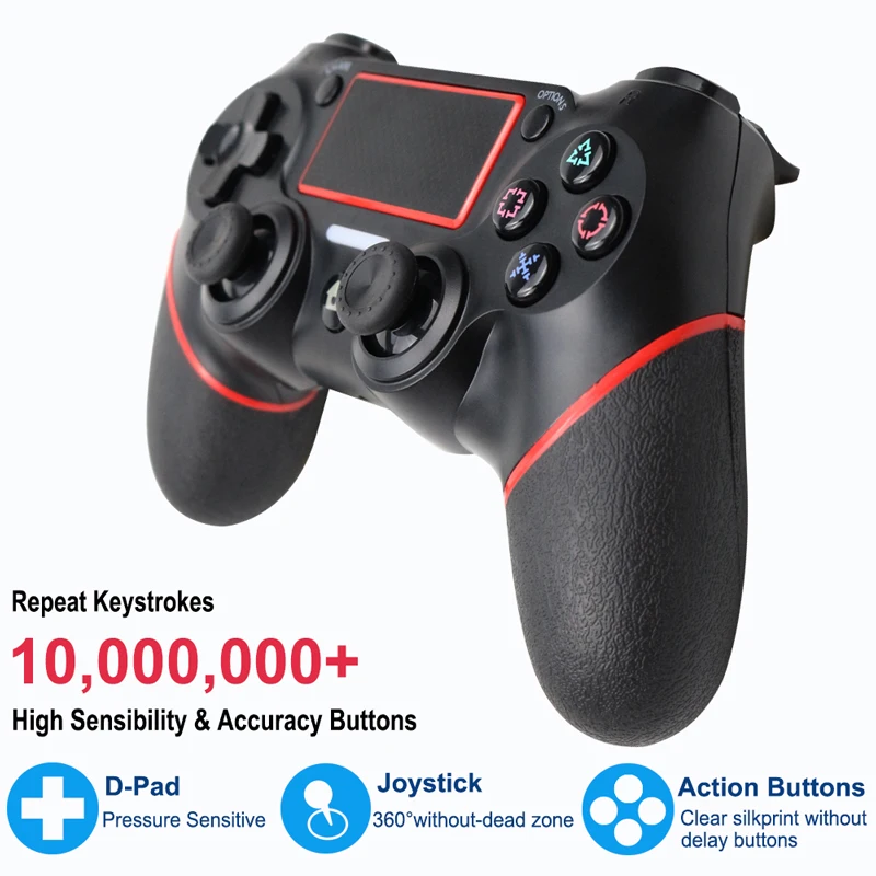 Bluetooth беспроводной джойстик для PS4 контроллер подходит для mando ps4 консоль для Playstation Dualshock 4 геймпад для PS3 консоль