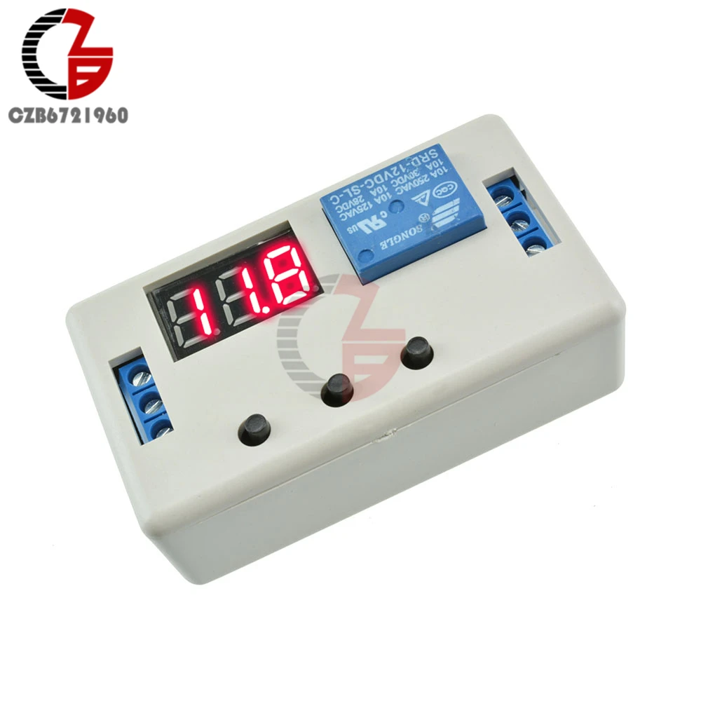 Dc 12v 24v Led Digital Time Delay Relay Module