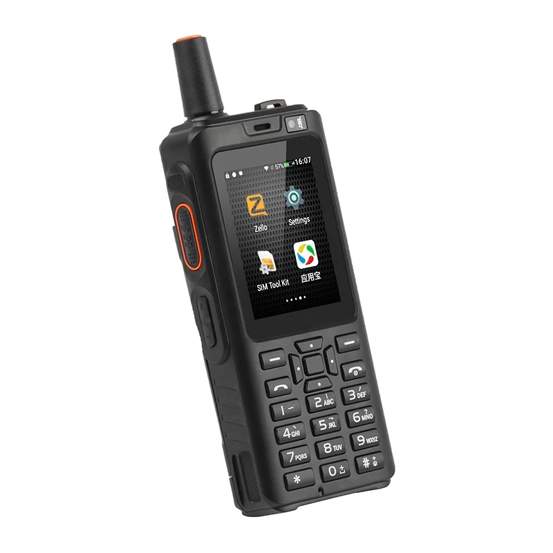 7 S + Zello Walkie Talkie сенсорный мобильный телефон IP65 Водонепроницаемый смартфон MTK6737M 4 ядра 4G LTE Android клавиатура PTT F40 радио