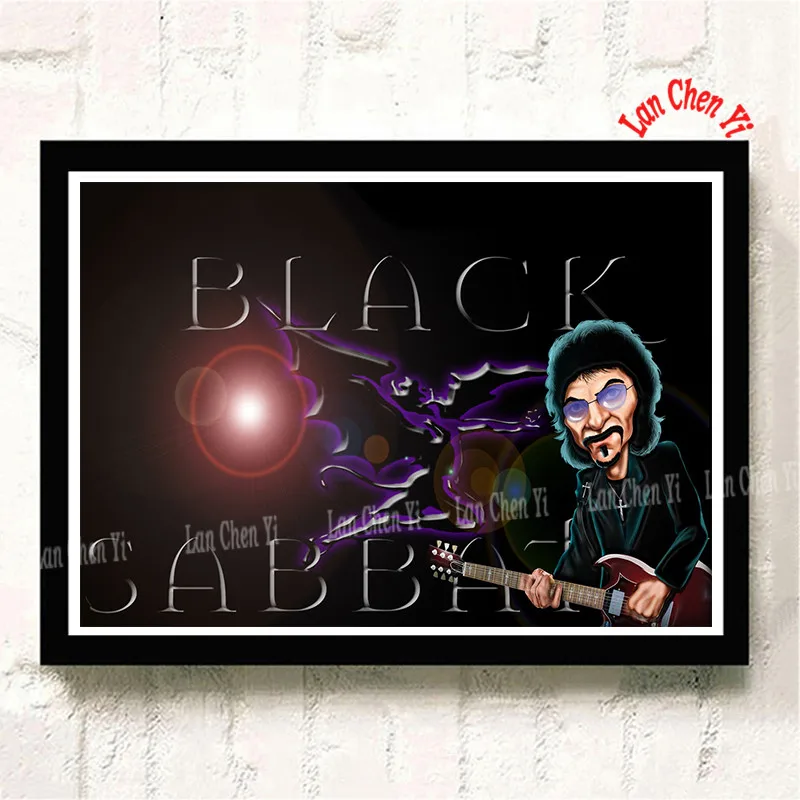 Black Sabbath музыка белая мелованная бумага настенные плакаты наклейки украшения дома хорошее качество принты - Цвет: Шоколад