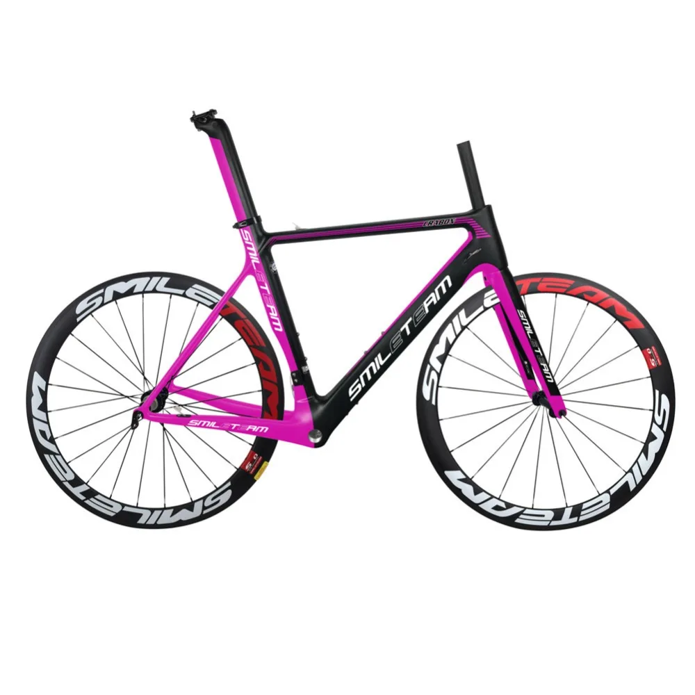 Flash Deal Smileteam 2019 New Model Super Light Full Carbon Road Bike Frame Carbon Racing Road Bicycle Frameset With Wheelset 1 Flash Deal Smileteam 2019 New Model Super Light Full Carbon Road Bike Frame Carbon Racing Road Bicycle Frameset With Wheelset 1