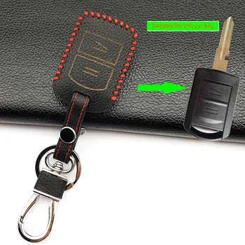 

New leather 2 Button Remote Control Key Case Fob Cover Shell Key For Opel car keys accessories case for starline a91 Car wallet