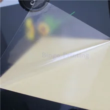 100 A4 PVC Aufkleber Vinyl Aufkleber Transparent Klar Aufkleber Für Laserdrucker Laminierung Film Starken Klebstoff