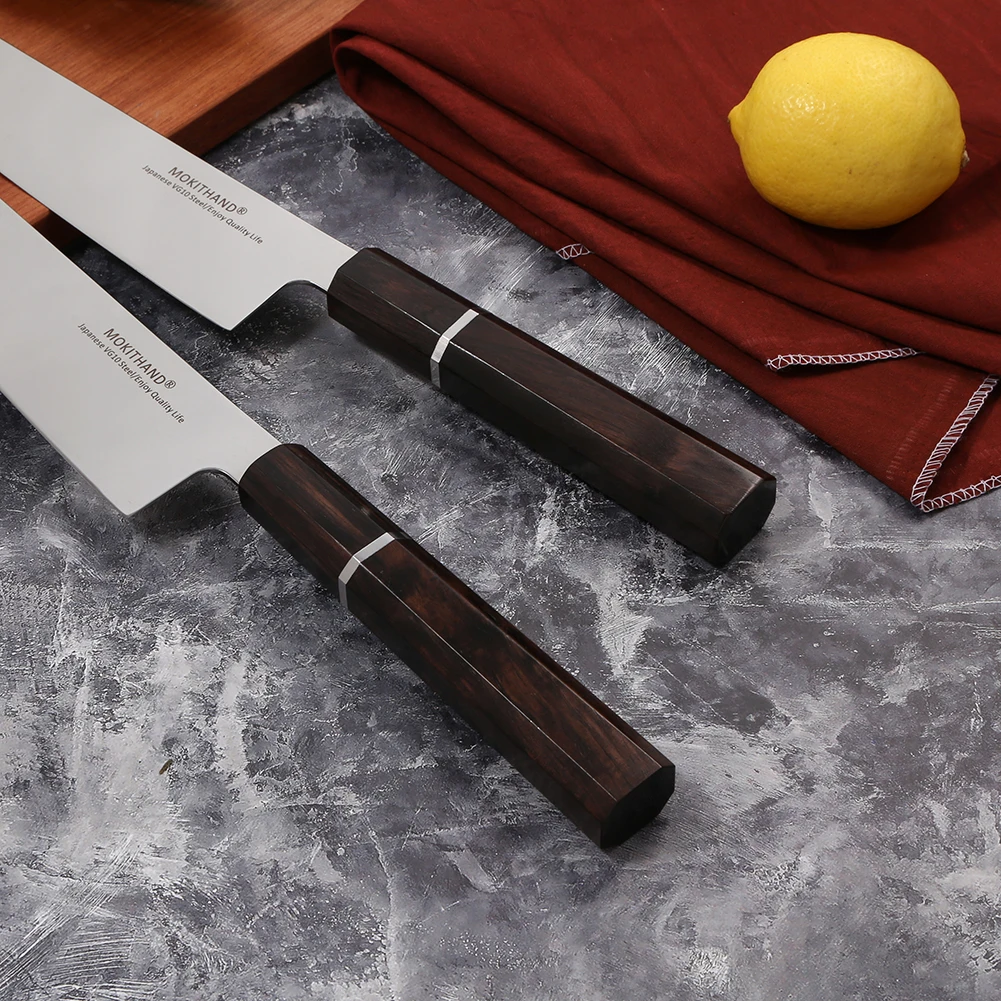 Кухонный нож 9 дюймов, японские поварские ножи VG10, профессиональные лезвия из высокоуглеродистой стали, нож для рыбной ловли овощей и мяса, супер нож для дома