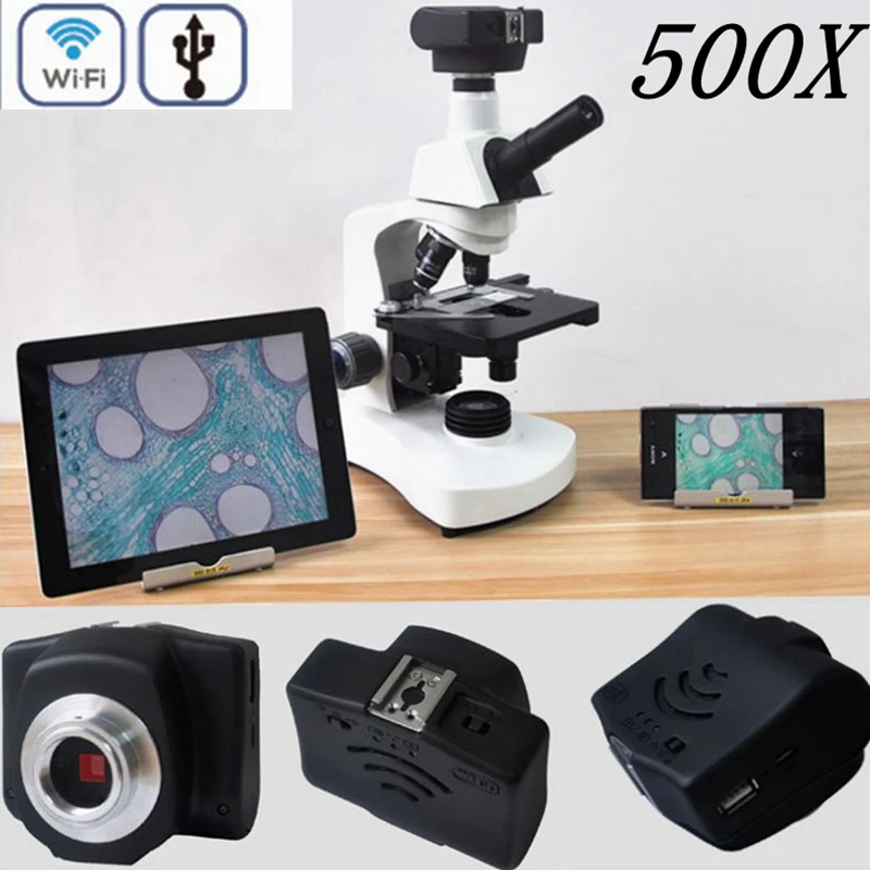 

5.0MP Wifi Video Camera Free Drive Industrial Image Capture Eyepiece CMOS Camera for Biological Stereo Microscope