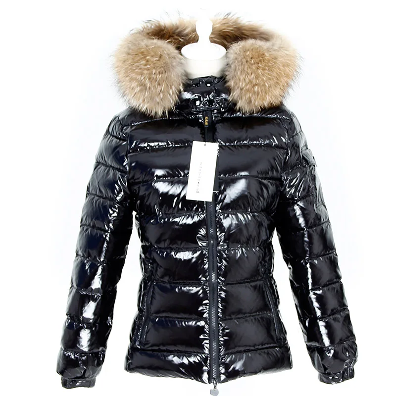 Maomaokong, зимняя куртка для женщин, пальто с натуральным мехом, парки, пуховик с подкладкой, пальто с воротником из натурального меха енота, теплая черная уличная одежда