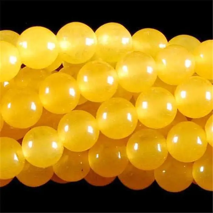 6//8//10//12mm Rare Orange South America Topaz Round Loose Beads 15/"