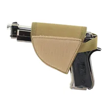 New selling Adjustable Tactical Velcro Hook Pistol green Holster Right Hand Hook Loop Gun Holster