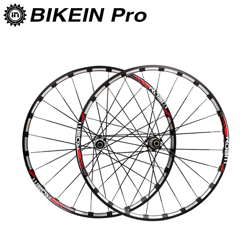 

BIKEIN Mountain Bike 120 Sound 2/5 Bearings Japan Carbon Hub Wheels Cycling MTB 26/27.5" Disc Brake Rim Wheelset Bicycle Parts