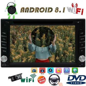 

Wifi 1080p Mirrorlink USB/SD OBD2 DVD Android 8.1(2G+32G)Octa-core Car Radio Double Din In Dash Bluetooth Car Stereo Autoradio S