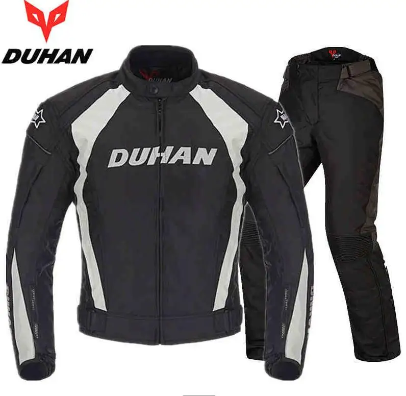 

DUHAN Brand motocross D089The jacket DK015The trousers motorcycle suit Winter keep warm jacket motorcycle jacket+pants
