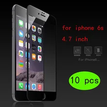 10 шт. закаленное Стекло для iPhone 6 Внешний объектива Стекло для iphone 6S 4.7 дюймовый планшета экран спереди Внешний Стеклянные линзы