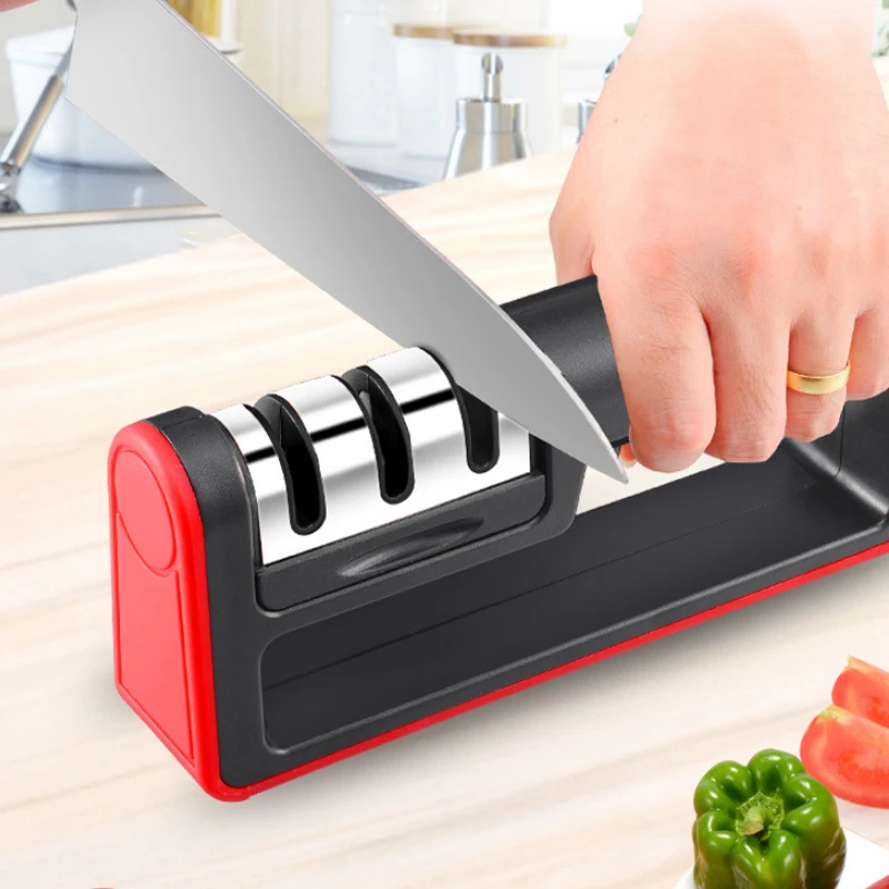 

LANQI&ROKER Professional Knife Sharpener Diamond Quick Professional 3 Stages Sharpener Knife Sharpening Tools Sharpening Stone