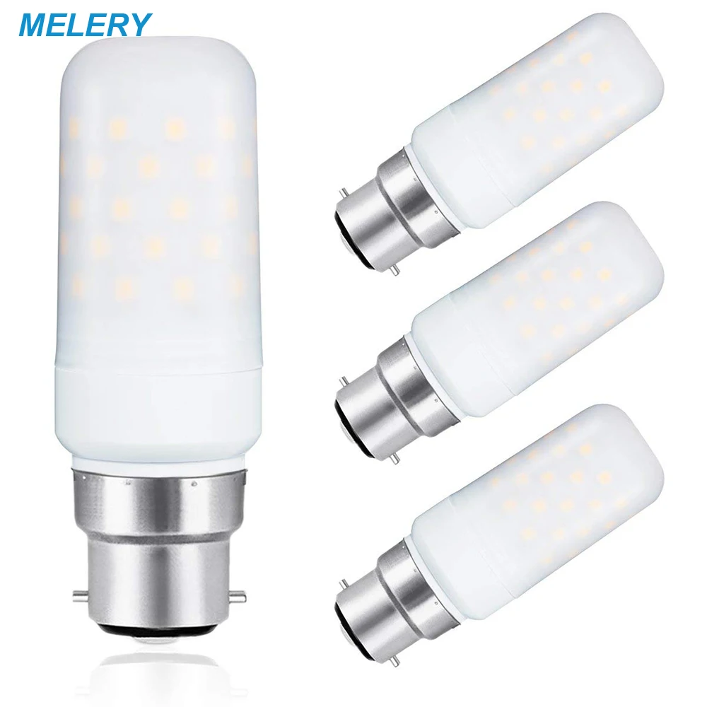

LED Candle Bulbs B22 Lamp 80W Equivalent 9W 2700K Warm White LED Candelabra Bayonet Bulbs 1000Lumens LED Light Bulbs-3PACK