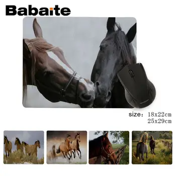 

Babaite New Arrivals Horse Office Mice Gamer Soft Mouse Pad DIY Design Pattern Game No Lockedge mousepad