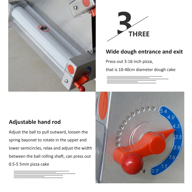 10-40 см коммерческий тесто прессовочная машина автоматическая электрическая пекарня для пиццы тесто ролик тесто пресс машина Электрический инструмент для изготовления пасты