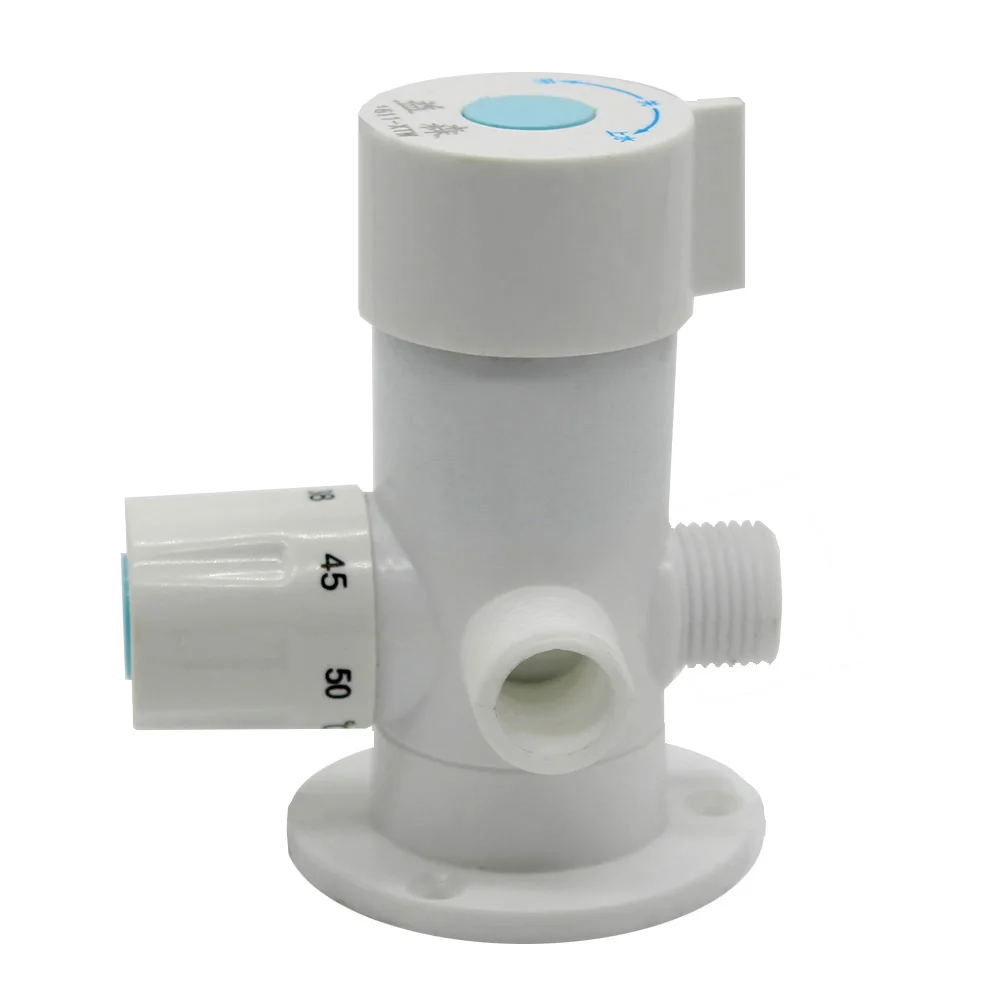 Thermostatic Mixing Valve Pipe Thermostat Valve Control the Mixing Water Temperature direct warm mix river system center intelligence water diversion organ temperature control mixing ball valve 25 mm thread 1 mpa
