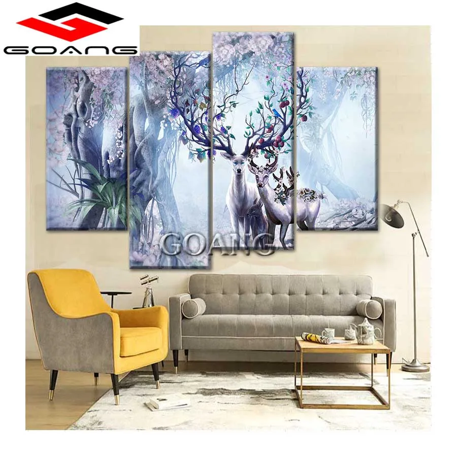 

5D Diamond Painting crystal scenery deer DIY Diamond Embroidery diamond Mosaic Pictures Of Rhinestones Crafts decor