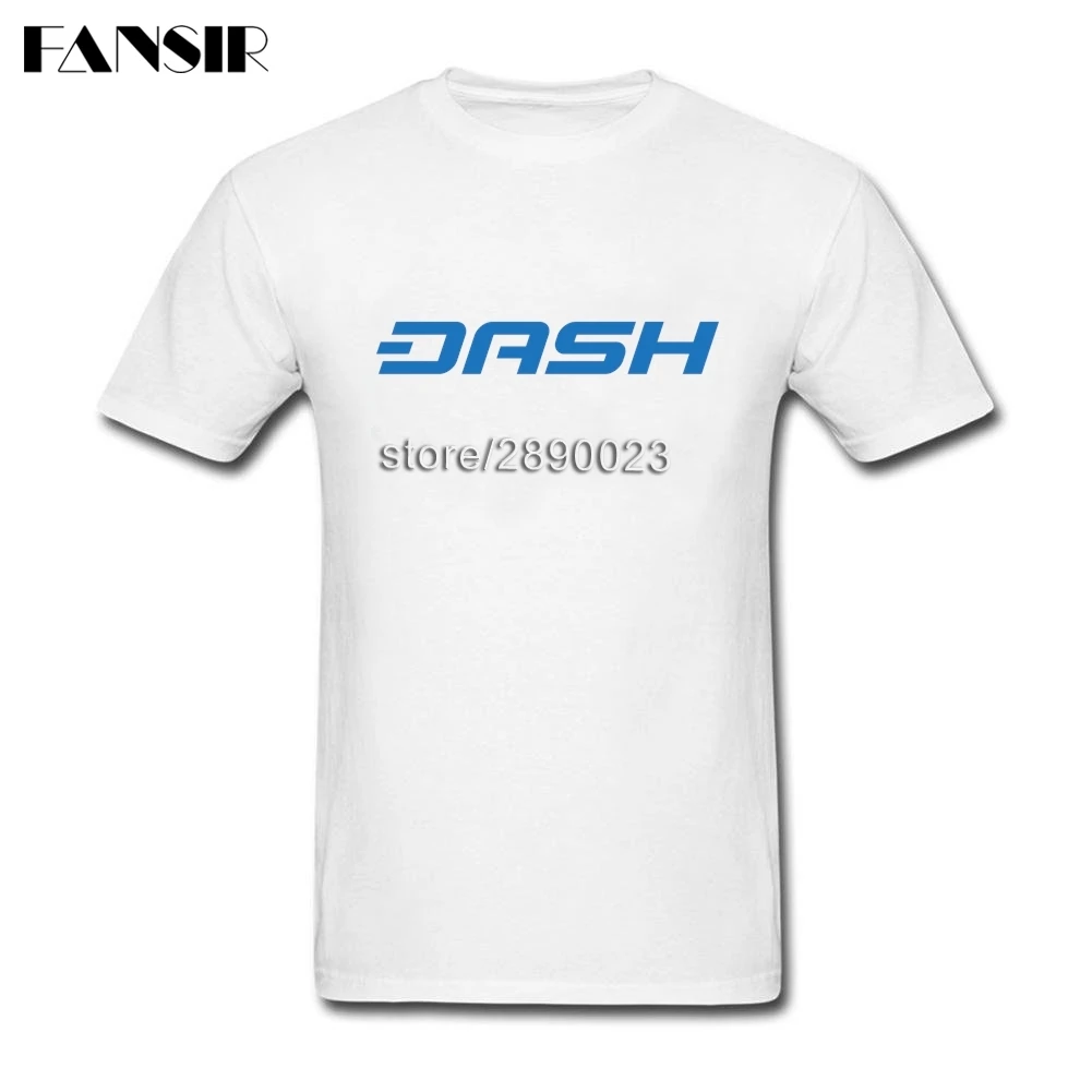 Мужская футболка DASH криптовалюты дизайнерские футболки мужская рубашка с