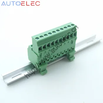 

Pitch 5.08mm 11pin Screw Plug-in Terminal Blocks connector NS15mm Din Rail Mounting instead of NO: UMSTBVK 2.5/ 11-G-5.08