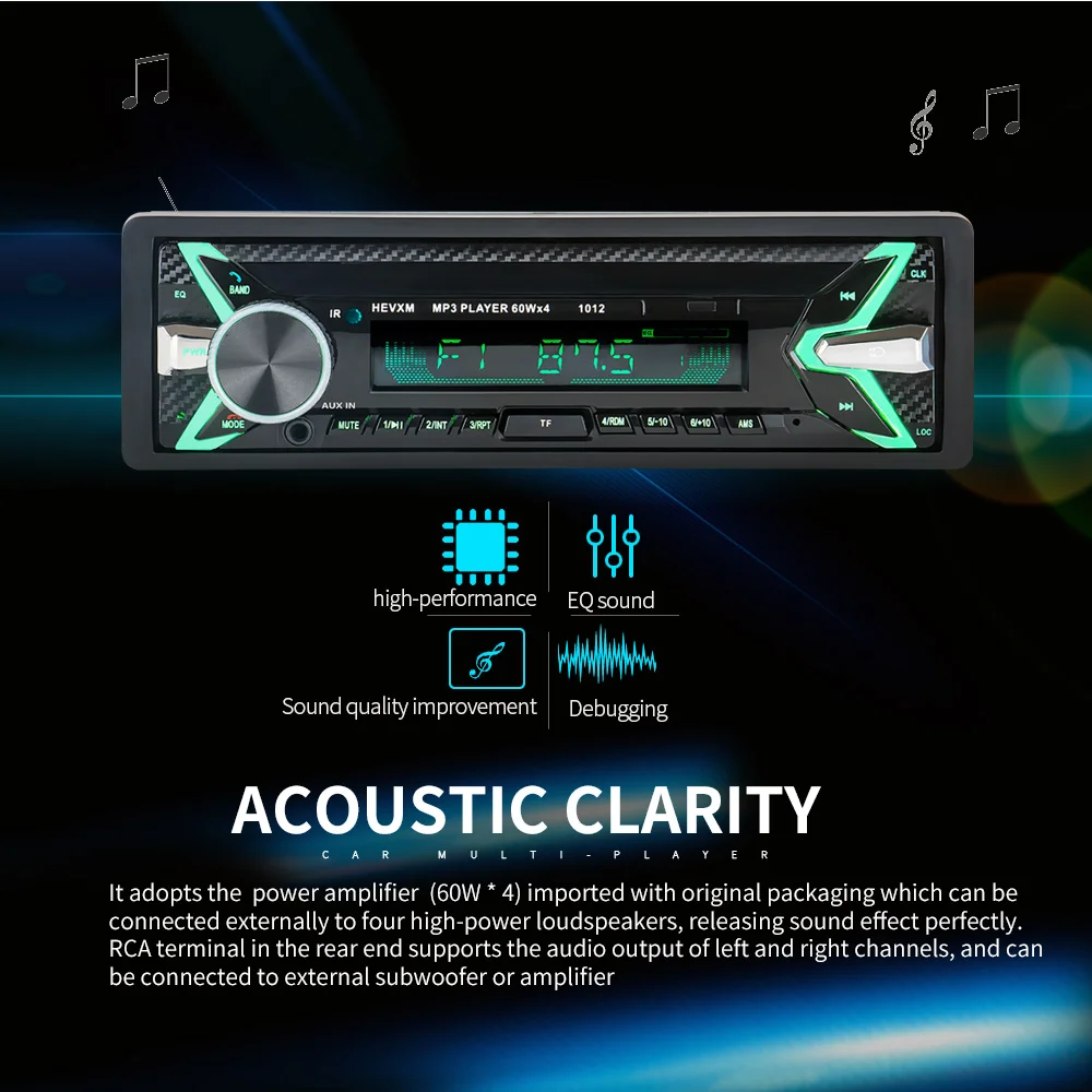 Car Radio Automobiles automagnitol 12V Bluetooth V2.0 SD USB MP3Car Audio Stereo In-dash 1 Din FM Aux Input Receiver Auto radio Car Radio Automobiles automagnitol 12V Bluetooth V2.0 SD USB MP3Car Audio Stereo In-dash 1 Din FM Aux Input Receiver Auto radio