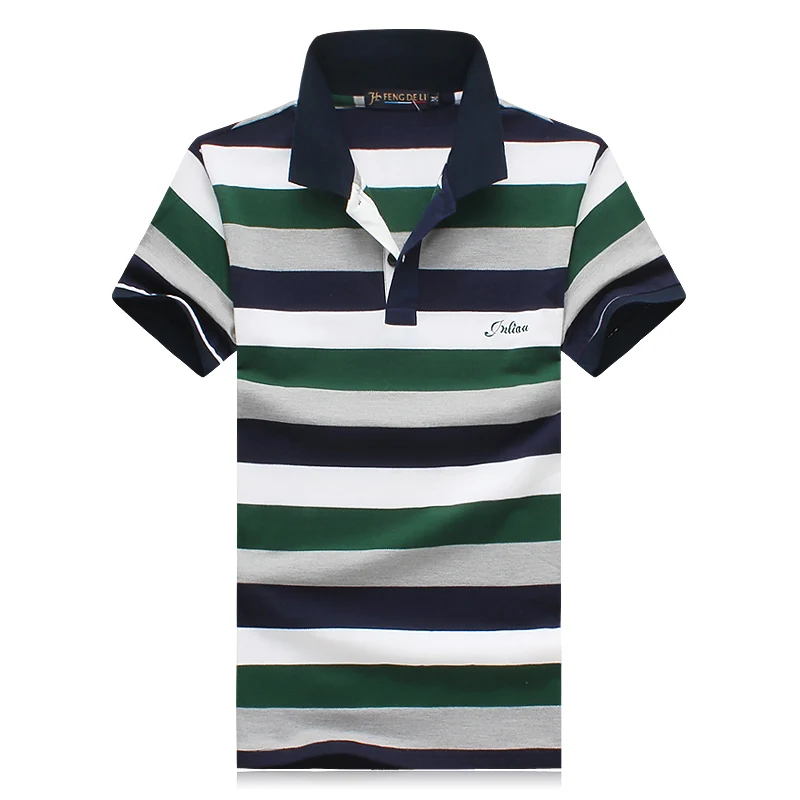 New Brand Men's 4XL T Shirts Men Plus Size M to 3XL 5XL Stripe Shirts