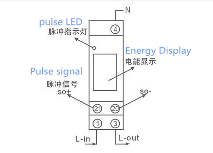 DDS238-1 5(32) A 230 В 50 Гц однофазный din-рейка кВт-ч Ватт час din-рейку счетчик энергии ЖК-дисплей проверка счётчика контрольная панель