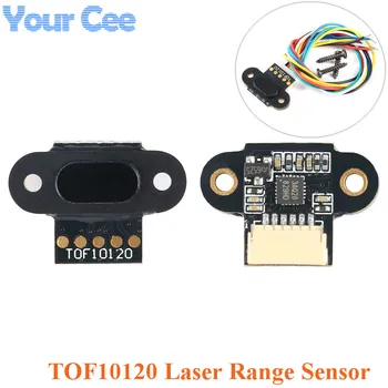 

Laser Range Sensor Module TOF10120 10-180cm Distance Sensor RS232 Interface UART I2C IIC Output 3-5V for Arduino With Cable