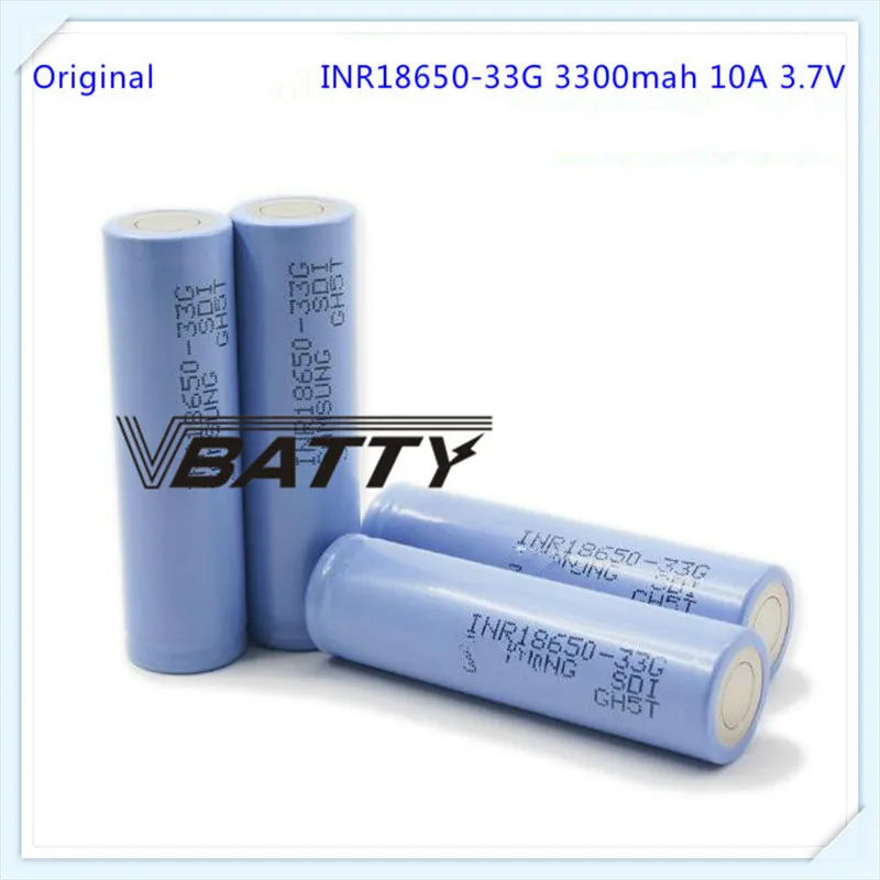 Для samsung 18650 33g литий-ионная батарея 3300mAh Высокая емкость 18650 батарея 10А ток разряда(1 шт
