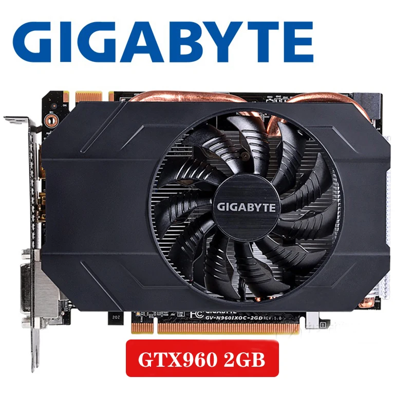 Настольных ПК гигабайт Графика карты gtx 960 2 GB 128Bit GDDR5 видео карты для nVIDIA видеокартами Geforce GTX960 Dvi Hdmi используется игры