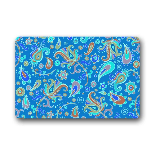 Simple and Fashion Custom Folkloric Seamless Pattern Vogue Picture Printed Doormat 23.6 IN x 15.7 | Дом и сад